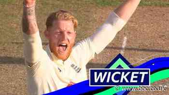 England v Pakistan: Ben Stokes removes Mohammad Rizwan