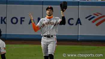Giants' Johnny Cueto loses no-hit bid on Hunter Pence misplay vs. Dodgers