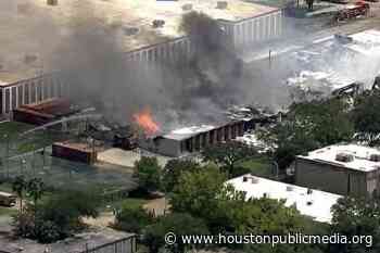 Southwest Houston Salon Warehouse Catches Fire, Releasing Chemicals - Houston Public Media