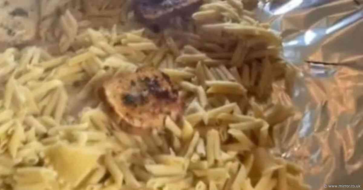 Woman sparks outrage with 'pasta table' that leaves people wanting to vomit
