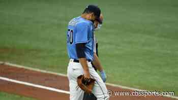 Rays' Charlie Morton removed from start vs. Yankees with shoulder inflammation