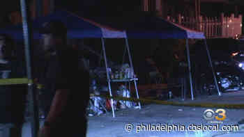 Philadelphia Police Car Struck By Gunfire As Block Party Disperses In Summerdale - CBS Philly