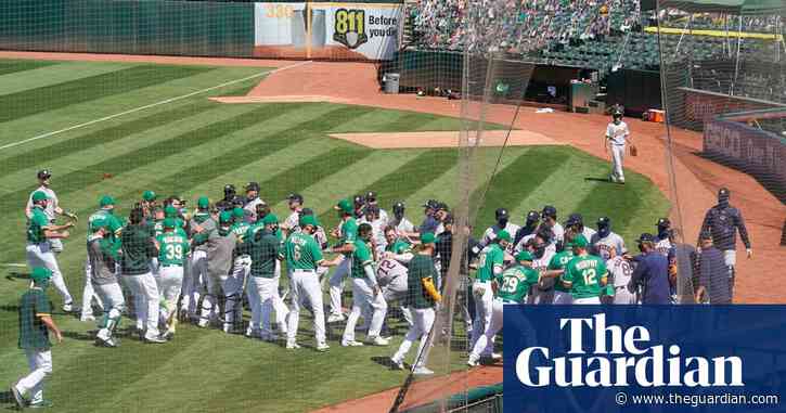 Social distancing eschewed with bench-clearing melee at Astros-A's game