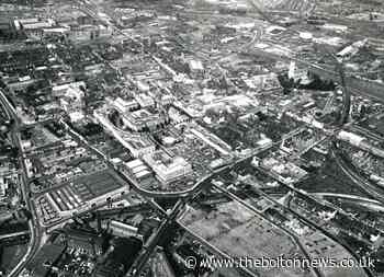 Aerial view of Bolton town centre in 1978. What can you see? - The Bolton News