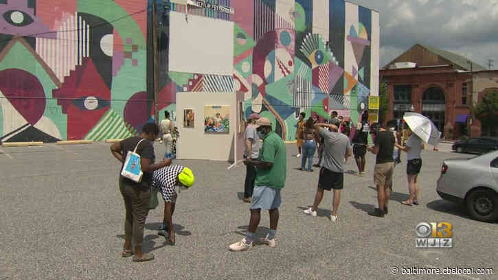 Baltimore Artists Showcase Work With Outdoor ‘Pop-Up Exhibition Gallery’