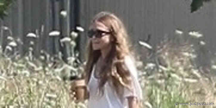 Mary-Kate Olsen Enjoys Some Early Morning Horse Watching in The Hamptons