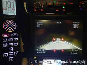 Driver stopped on M62 near Warrington