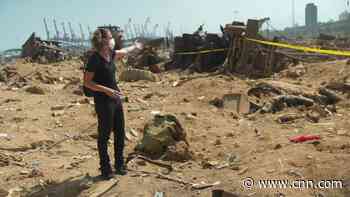 See the site of the explosion in Beirut now