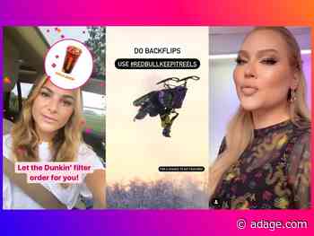 Instagram Reels sees early brand interest with Dunkin, Red Bull, Maybelline on board