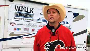 Man walks from Calgary to Edmonton to raise funds, awareness of organ donors - CTV Toronto