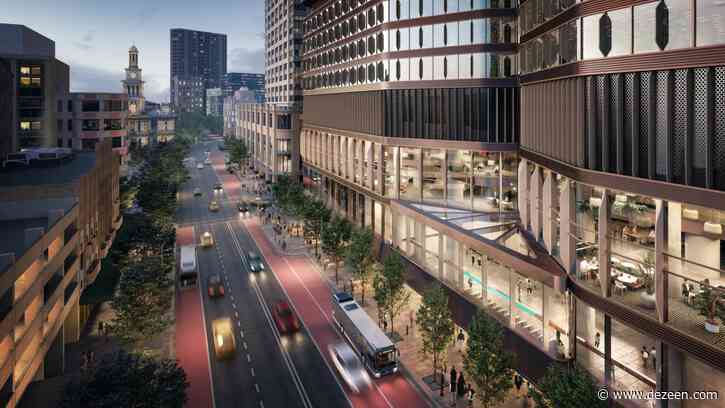 Foster + Partners reveals visuals of over-station skyscraper in central Sydney