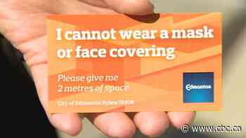 Edmonton offers exemption cards to mandatory mask bylaw