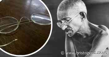 Gandhi's glasses left 'hanging out' Bristol letterbox over weekend
