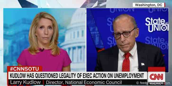 Kudlow said he 'spoke out of turn' when saying unemployment benefits can only be extended by Congress