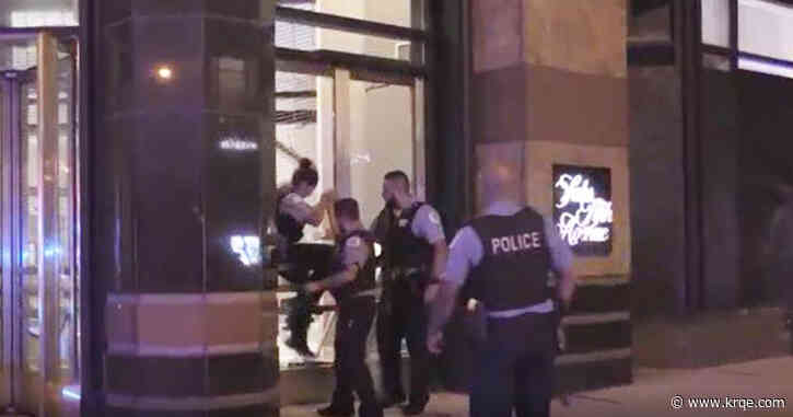 100 arrested after night of looting in downtown Chicago; 13 police injured