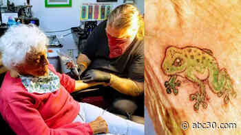 103-year-old granny gets tattoo, goes on motorcycle ride to celebrate end of COVID-19 quarantine