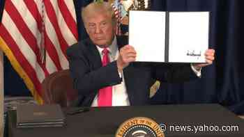 Trump takes executive action to address economy amid pandemic