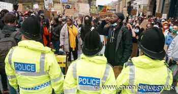 Claims the far-right 'working through police' to ban anti-racist events