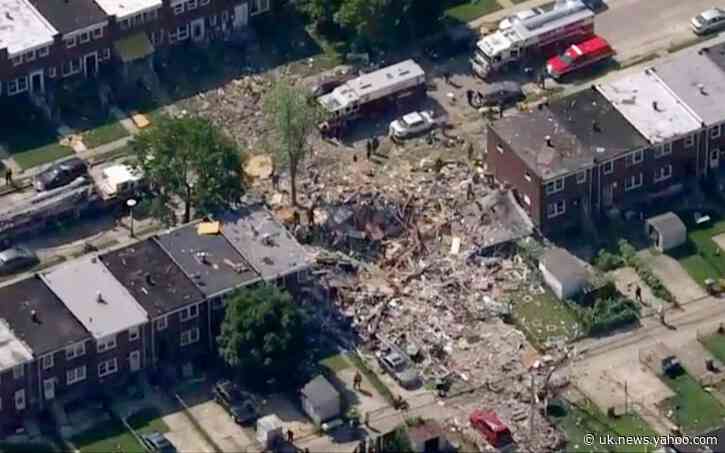 At least five people trapped after &#39;major explosion&#39; rips through Baltimore neighborhood