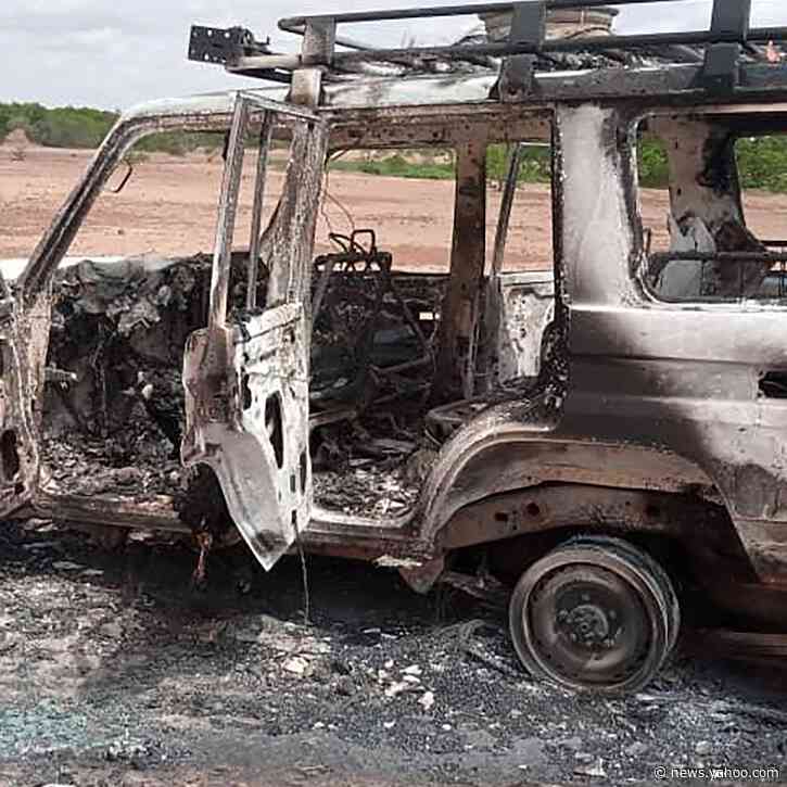 Macron pledges to continue fight against terrorism after seven aid workers murdered in Sahel