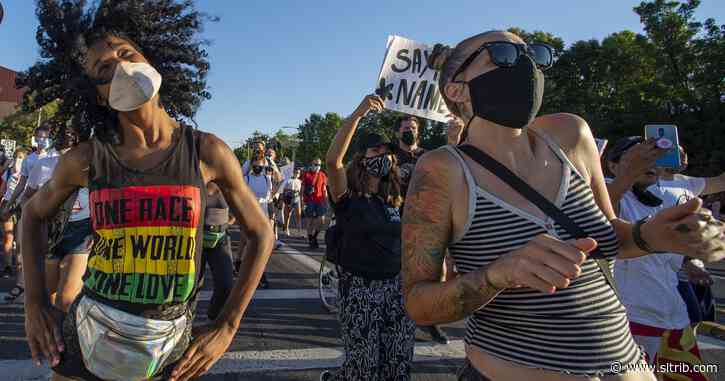 Dance party protest moved its way through Salt Lake City on Sunday
