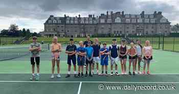 Andy Murray surprises delighted tennis youngsters at Gleneagles coaching - Daily Record