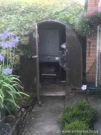 Underground war bunker is discovered in garden