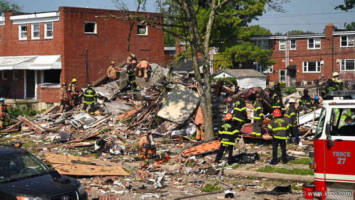 1 dead, 4 rescued after gas explosion levels Baltimore homes