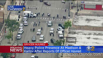 Large Police Response In West Garfield Park - CBS Chicago