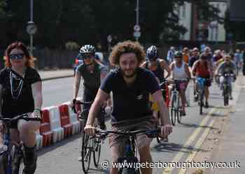Dozens join first ‘Critical Mass’ cycle event in Peterborough - Peterborough Telegraph
