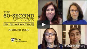 That's Quarantainment! Arts Groups Find New Venues Online - Non Profit News - Nonprofit Quarterly