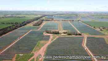 Goonumbla Solar Farm construction complete and powering 45000 homes - Parkes Champion-Post