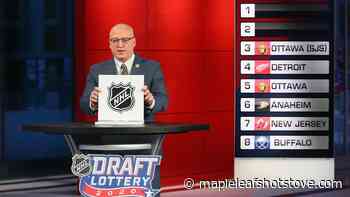 All or nothing: Toronto Maple Leafs will draft first overall or hand over first-round pick after tonight's NHL Draft Lottery - Maple Leafs Hot Stove