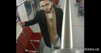 Toronto police release images of suspect wanted after assault on subway - Global News