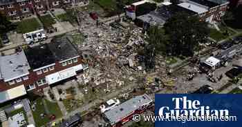 Baltimore: aerial footage shows aftermath of gas explosion in residential area – video - The Guardian