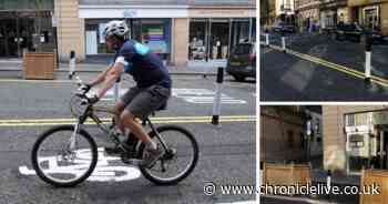 Warning to vandals after Grey Street cycle lane targeted