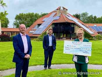 Estate agent makes landmark donation to children's hospice