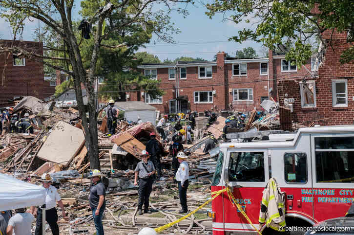 Baltimore Gas Explosion Kills 2, Injures 7; Crews Continue To Clear Rubble