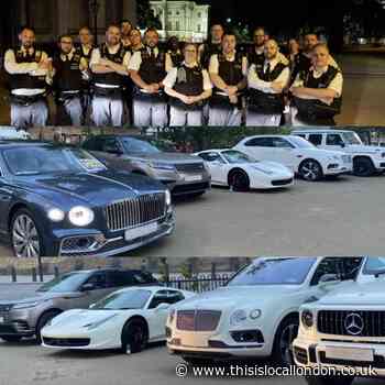 Supercars seized by Bexley, Greenwich & Lewisham Met Police