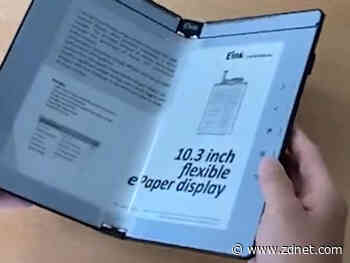 This E Ink prototype shows e-readers could soon join the foldable smartphone pack