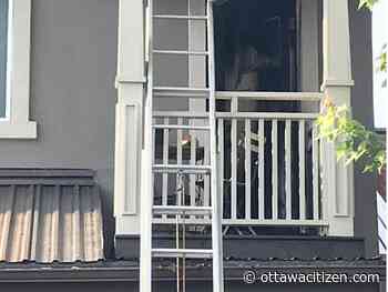 Fast work quells balcony fire in Vanier apartment unit