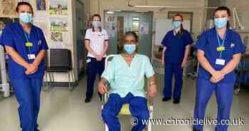 South Shields coronavirus survivor described by a doctor as 'lucky to be alive'