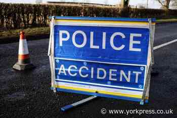 Man cut free from vehicle after crash in Shipton Road