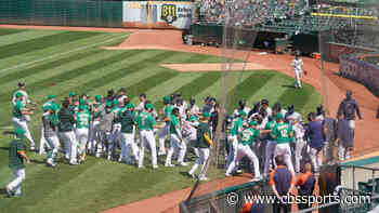 Astros hitting coach Alex Cintron suspended 20 games, A's Ramon Laureano gets six for brawl, per reports