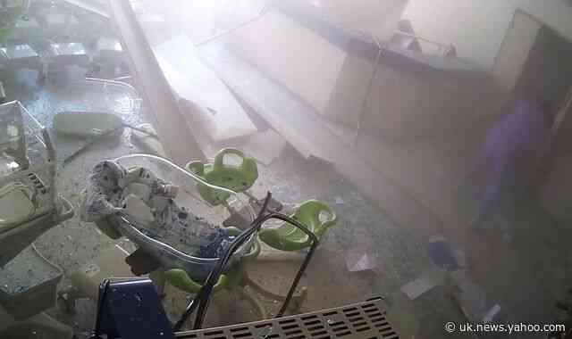 Beirut blast: CCTV captures moment huge explosion devastated hospital