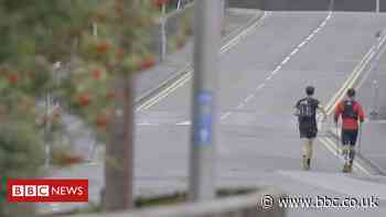 Rhys Jenkins ran around Wales in 20 days - BBC News