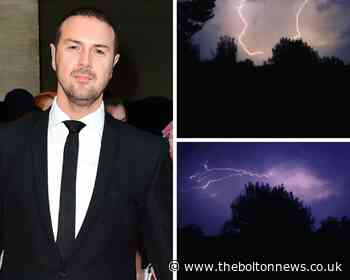 Paddy McGuinness shares stunning snaps of lightning bolts