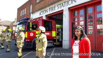 Acton fire crews join salute to Beirut victims