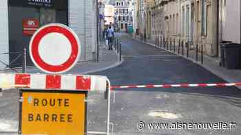 La rue de la Comédie à Saint-Quentin rouverte ce mardi à la circulation avec quinze jours d’avance - L'Aisne Nouvelle