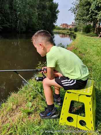 Five-year-old enjoys first ever angling trip